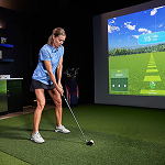 Foresight falcon, Golf Simulator, Simulator, indoor golf, Golf Academy, Gretsch golf, 20x20, Screens, Practice Facility, training bays, Simulator bays, Golf courses